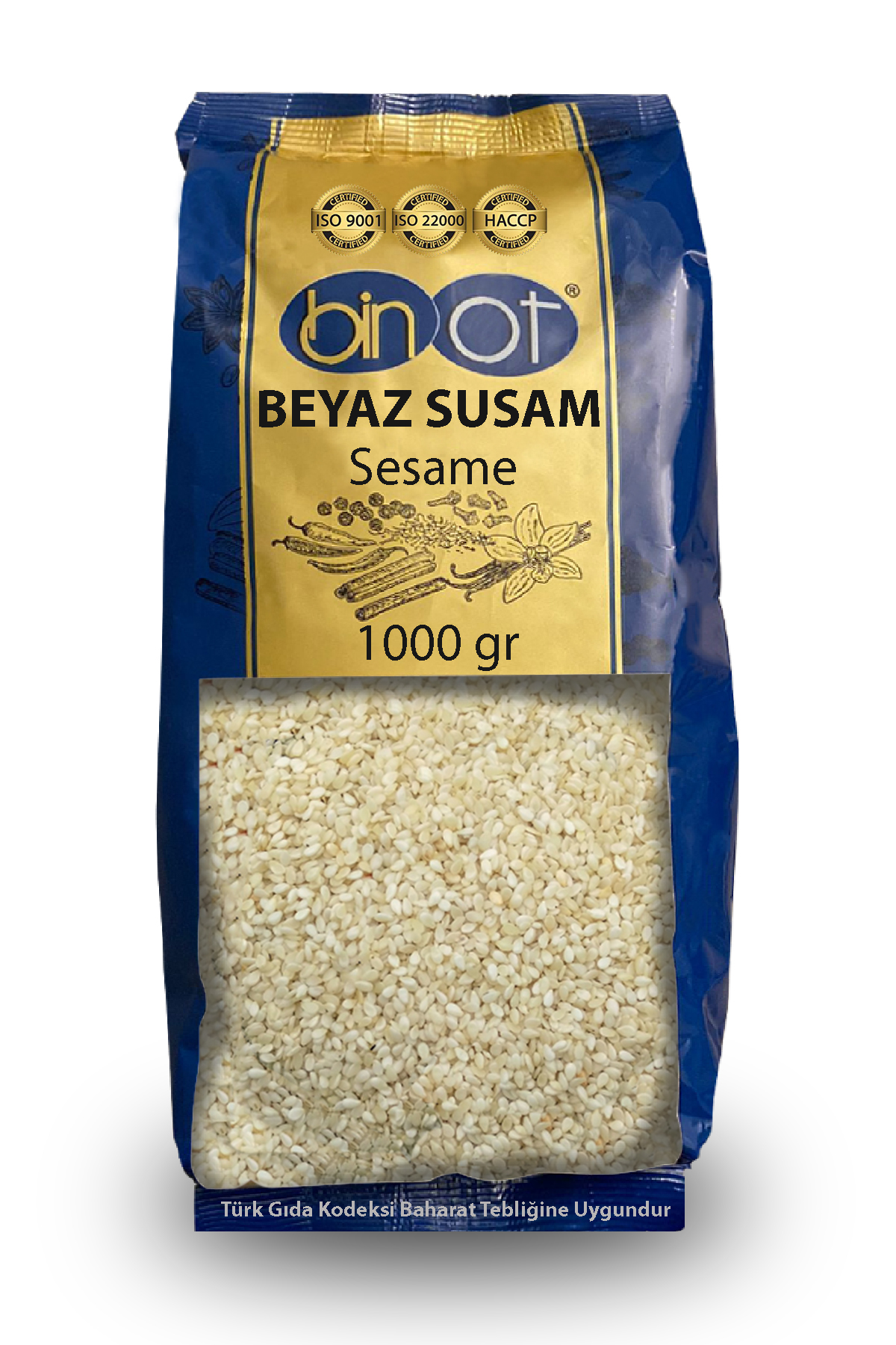 BİNOT SUSAM BEYAZ 1 KG